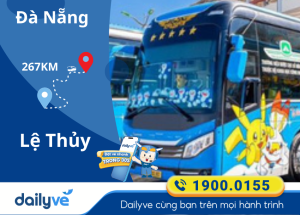 Vé xe từ Đà Nẵng đi Lệ Thủy