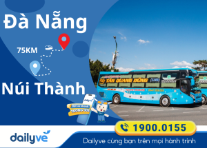 Vé xe từ Đà Nẵng đi Núi Thành