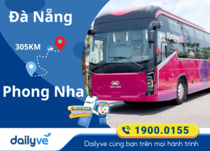 Vé xe từ Đà Nẵng đi Phong Nha
