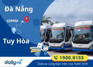 Vé xe từ Đà Nẵng đi Tuy Hòa