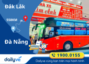 Vé xe từ Đắk Lắk đi Đà Nẵng