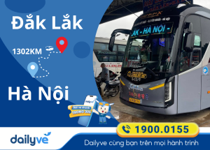 Vé xe từ Đắk Lắk đi Hà Nội