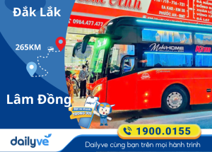 Vé xe từ Đắk Lắk đi Lâm Đồng