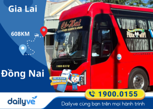 Vé xe từ Gia Lai đi Đồng Nai