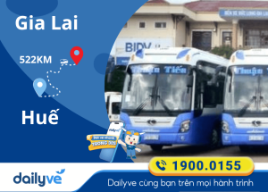 Vé xe từ Gia Lai đi Huế