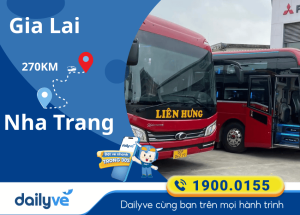 Vé xe từ Gia Lai đi Nha Trang