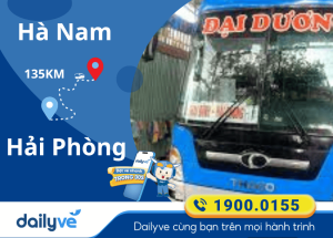 Vé xe khách từ Hà Nam đi Hải Phòng