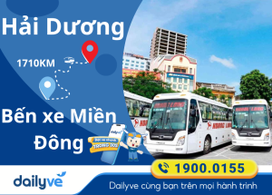Vé xe từ Hải Dương đi Bến xe Miền Đông