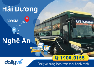 Vé xe từ Hải Dương đi Nghệ An