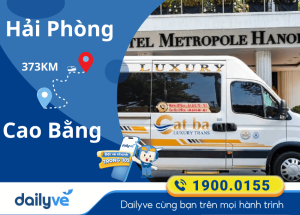 Vé xe từ Hải Phòng đi Cao Bằng