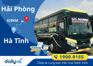 Vé xe từ Hải Phòng đi Hà Tĩnh