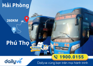 Vé xe Hải Phòng đi Phú Thọ