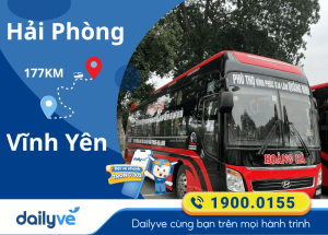 Vé xe từ Hải Phòng đi Vĩnh Yên