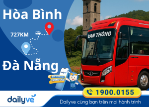 Vé xe từ Hòa Bình đi Đà Nẵng