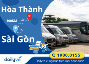Vé xe từ Hòa Thành đi Sài Gòn