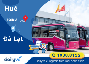 Vé xe từ Huế đi Đà Lạt