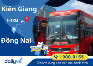 Vé xe từ Kiên Giang đi Đồng Nai