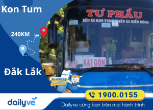 Vé xe Kon Tum đi Đắk Lắk