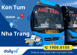 Vé xe từ Kon Tum đi Nha Trang