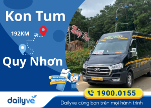 Vé xe từ Kon Tum đi Quy Nhơn