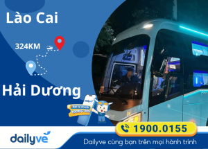 Vé xe từ Lào Cai đi Hải Dương
