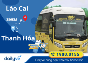 Vé xe từ Lào Cai đi Thanh Hóa