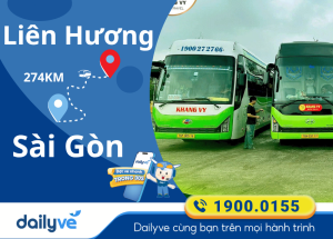 Vé xe từ Liên Hương đi Sài Gòn