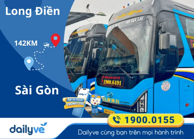 Vé xe từ Long Điền đi sài Gòn·