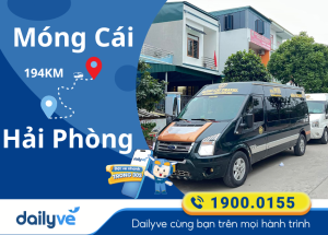 Vé xe từ Móng Cái đi Hải Phòng