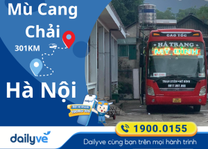 Vé xe từ Mù Cang Chải đi Hà Nội