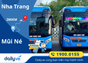Vé xe từ Nha Trang đi Mũi Né