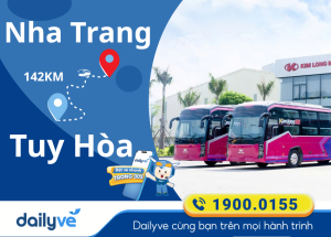 Vé xe từ Nha Trang đi Tuy Hòa