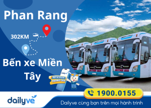 Vé xe từ Phan Rang đi Bến xe Miền Tây