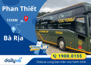 Vé xe từ Phan Thiết đi Bà Rịa