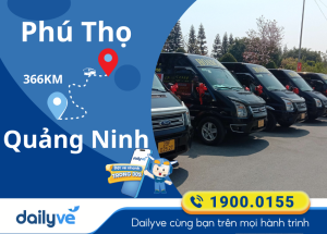 Vé xe từ Phú Thọ đi Quảng Ninh