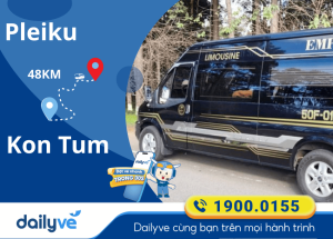 Vé xe từ Pleiku đi Kon Tum