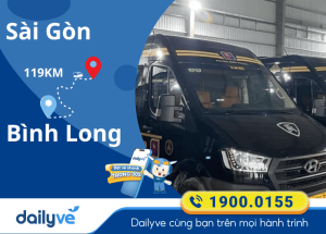 Vé xe từ Sài Gòn đi Bình Long