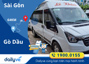Vé xe từ Sài Gòn đi Gò Dầu