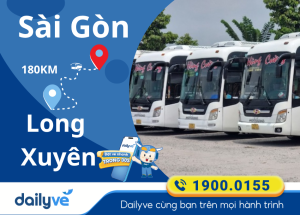 Vé xe từ Sài Gòn đi Long Xuyên