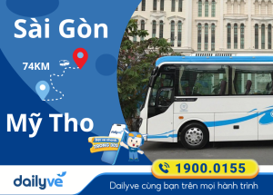 Vé xe từ Sài Gòn đi Mỹ Tho