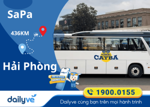 Vé xe từ SaPa đi Hải Phòng