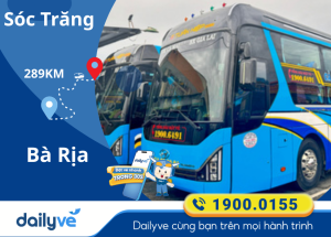 Vé xe từ Sóc Trăng đi Bà Rịa