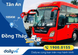 Vé xe từ Tân An đi Đồng Tháp