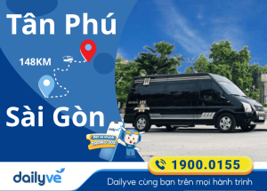 Vé xe từ Tân Phú đi Sài Gòn