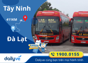 Vé xe từ Tây Ninh đi Đà Lạt