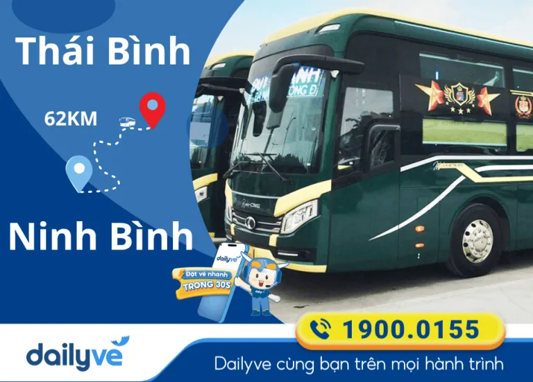 Vé xe từ Thái Bình đi Ninh Bình