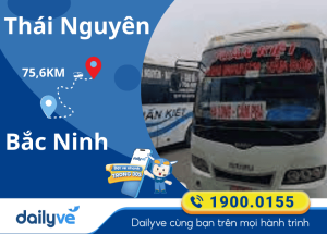 Vé xe từ Thái Nguyên đi Bắc Ninh