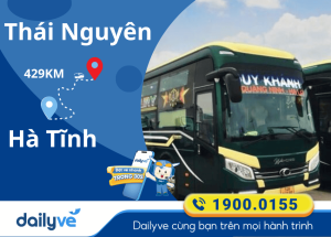 Vé xe từ Thái Nguyên đi Hà Tĩnh