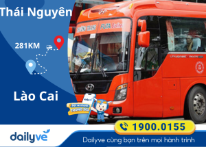 Vé xe từ Thái Nguyên đi Lào Cai