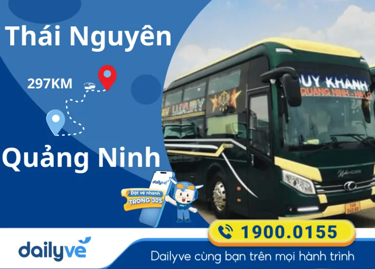 Vé xe từ Thái Nguyên đi Quảng Ninh